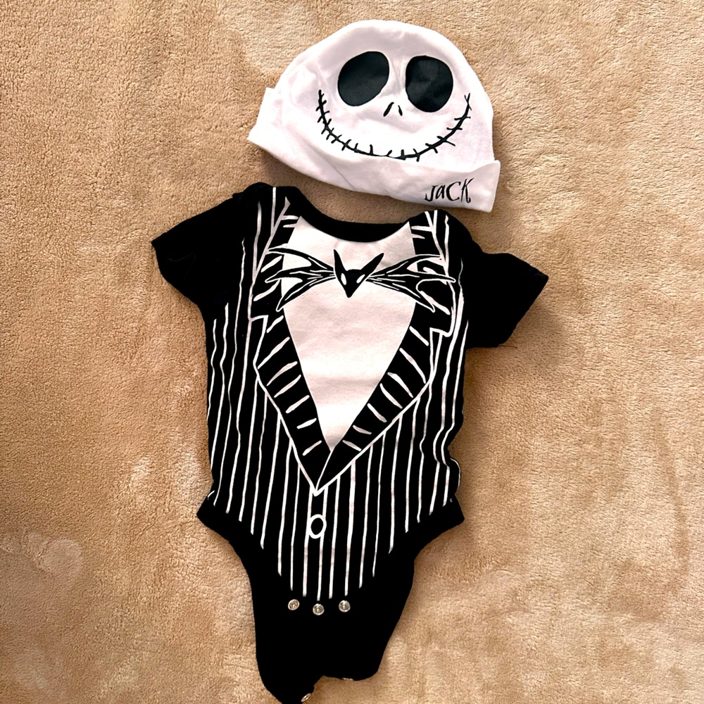 Nightmare before Christmas JACK onesie 3-6 month